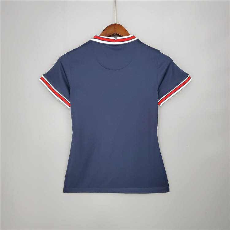 21-22 PSG Home Navy Women's Soccer Jersey Football Shirt - Click Image to Close
